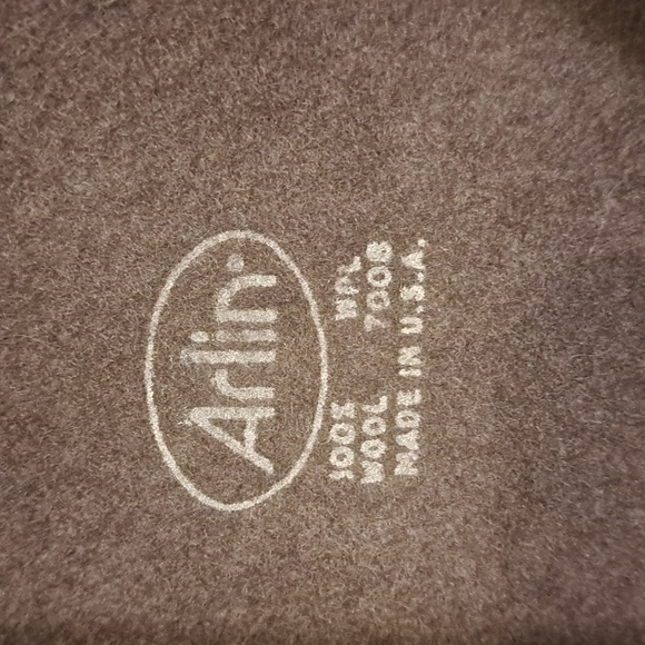 Arlin 100% Wool Gray & Black Hat - Picture 3 of 3